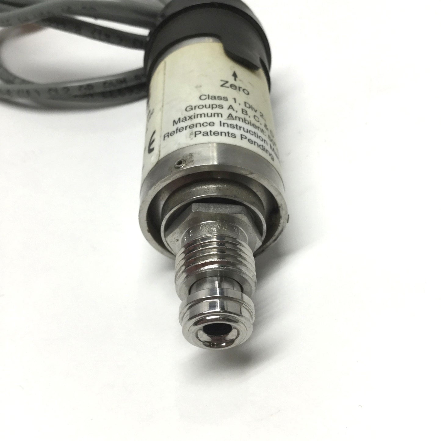 Used MKS 870B Mini-Baratron Pressure Transducer, 3000psia, 13-36VDC, 4-20mA, 1/4" VCR