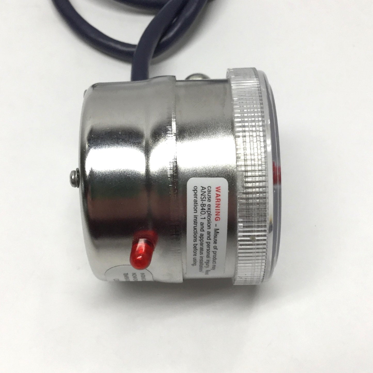Used Millipore IPS 122 Type 1 Pressure Switch 0-2000psi Gauge, 2" Dial, 8-30VDC