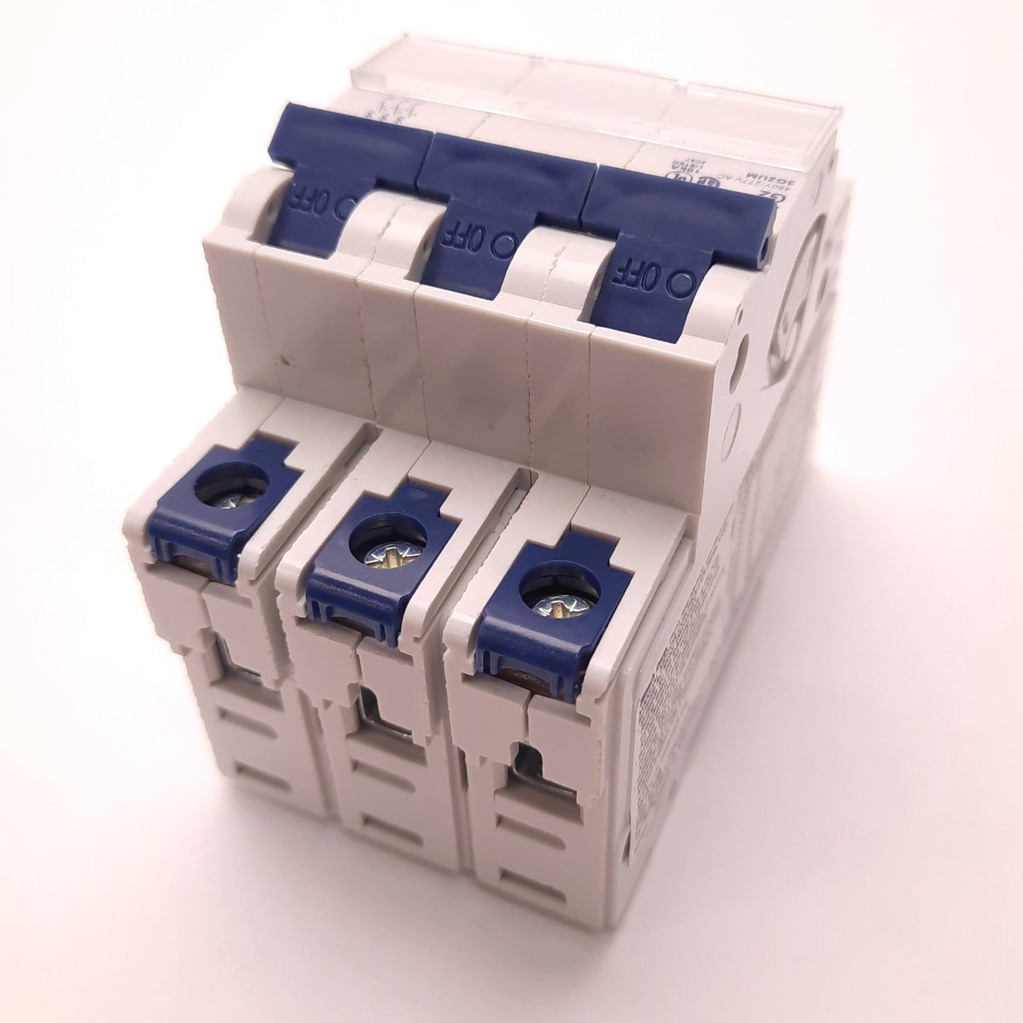 New – Open box Altech Corp. 3G2UM Circuit Breaker, 2 Amps, 277v Ac, 80v DC, 3 Pole, DIN Mount