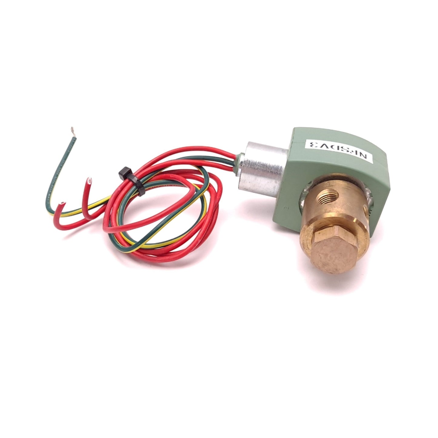 Used ASCO 8320G13 Hot Water Solenoid Valve Red Hat II 180 VAC 120 VDC 125 PSI 1/8"NPT