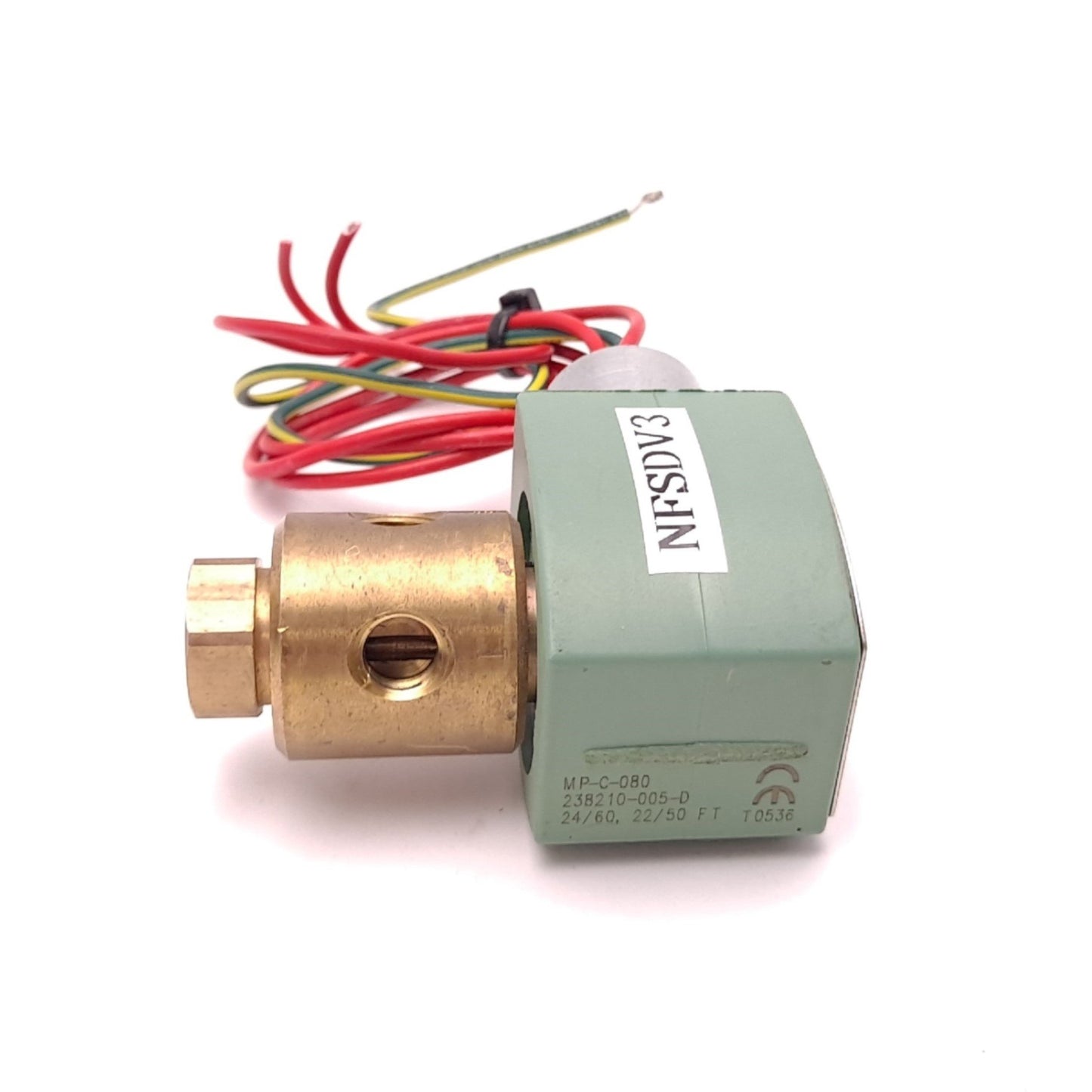 Used ASCO 8320G13 Hot Water Solenoid Valve Red Hat II 180 VAC 120 VDC 125 PSI 1/8"NPT