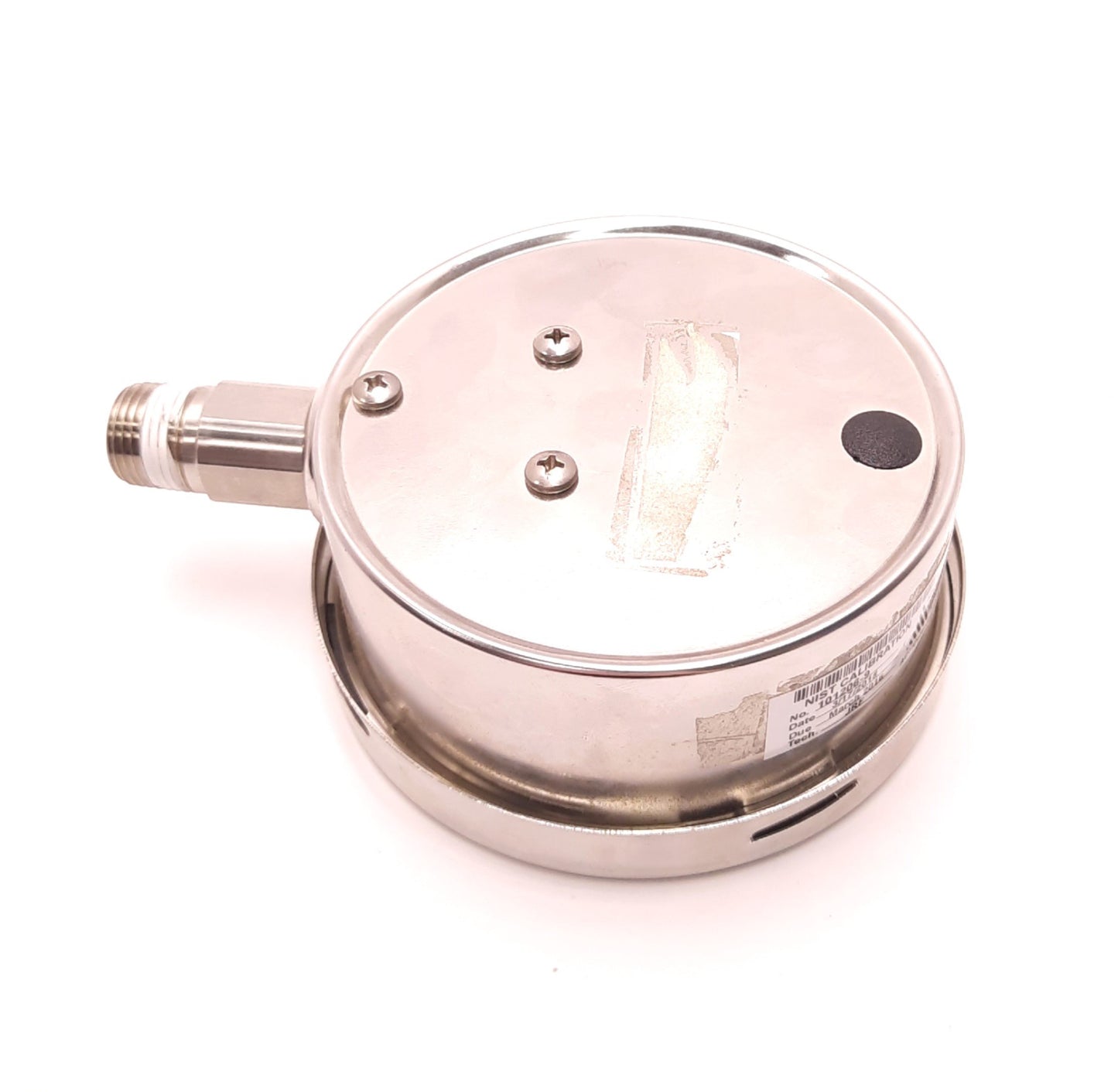 Used Duro 5RPK6 Industrial Pressure Gauge, 0 to 160 Psi, 1/2" NPT Male, 4.5" Dial