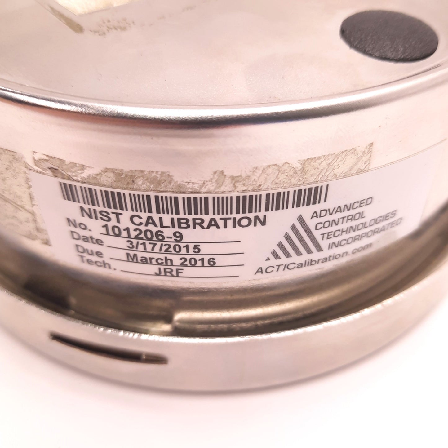 Used Duro 5RPK6 Industrial Pressure Gauge, 0 to 160 Psi, 1/2" NPT Male, 4.5" Dial