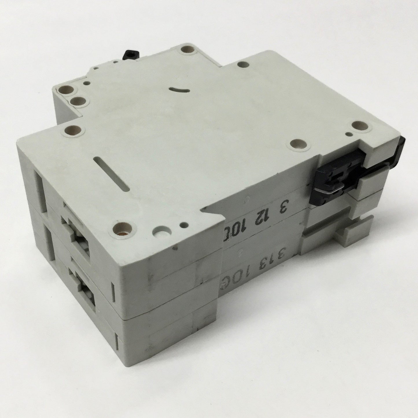 Used Eaton Moeller FAZ-C10/2 Xpole Circuit Breaker 2-Pole, 10A, 415VAC, C-Curve