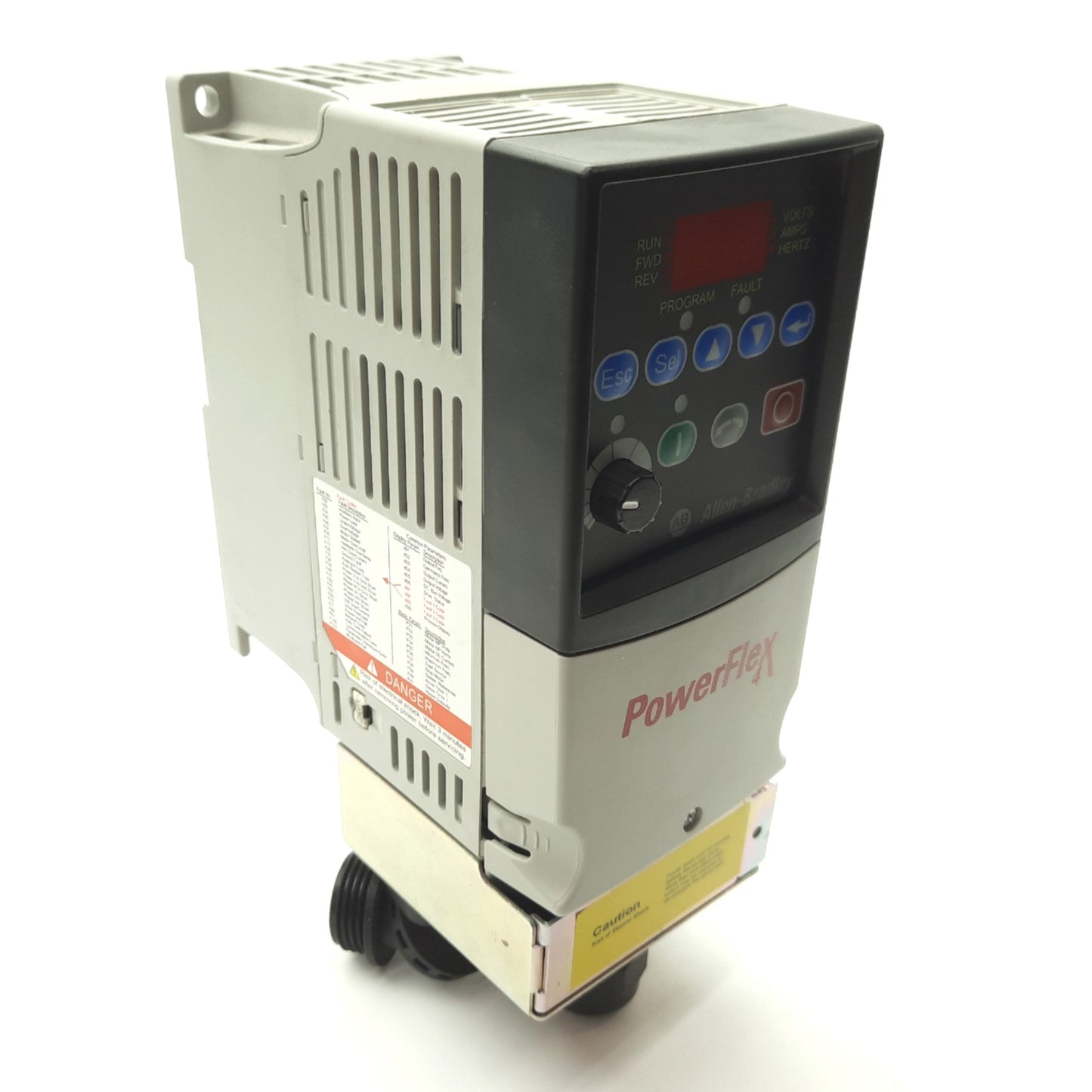 Used Allen Bradley 22A-V2P3N104 Ser A Powerflex 4 AC Drive «HP 3PH 0-230VAC 8A 120VAC