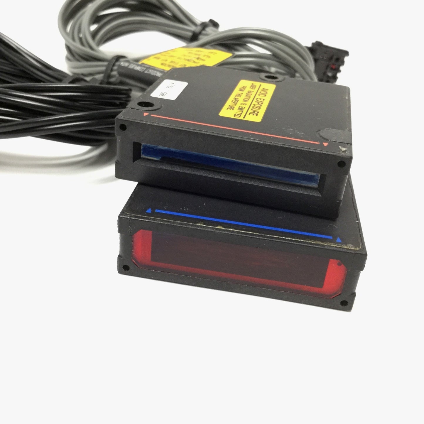 Used Keyence LV-H300 Area Laser Sensor Head Receiver & Transmitter 30mm Wide x 2000mm