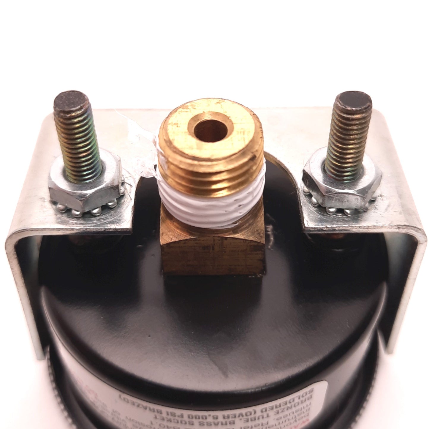 Used Ashcroft 1001T Panel Mount Gauge, 0-160 Psi, 1/4 NPT, Dry, Back Mount