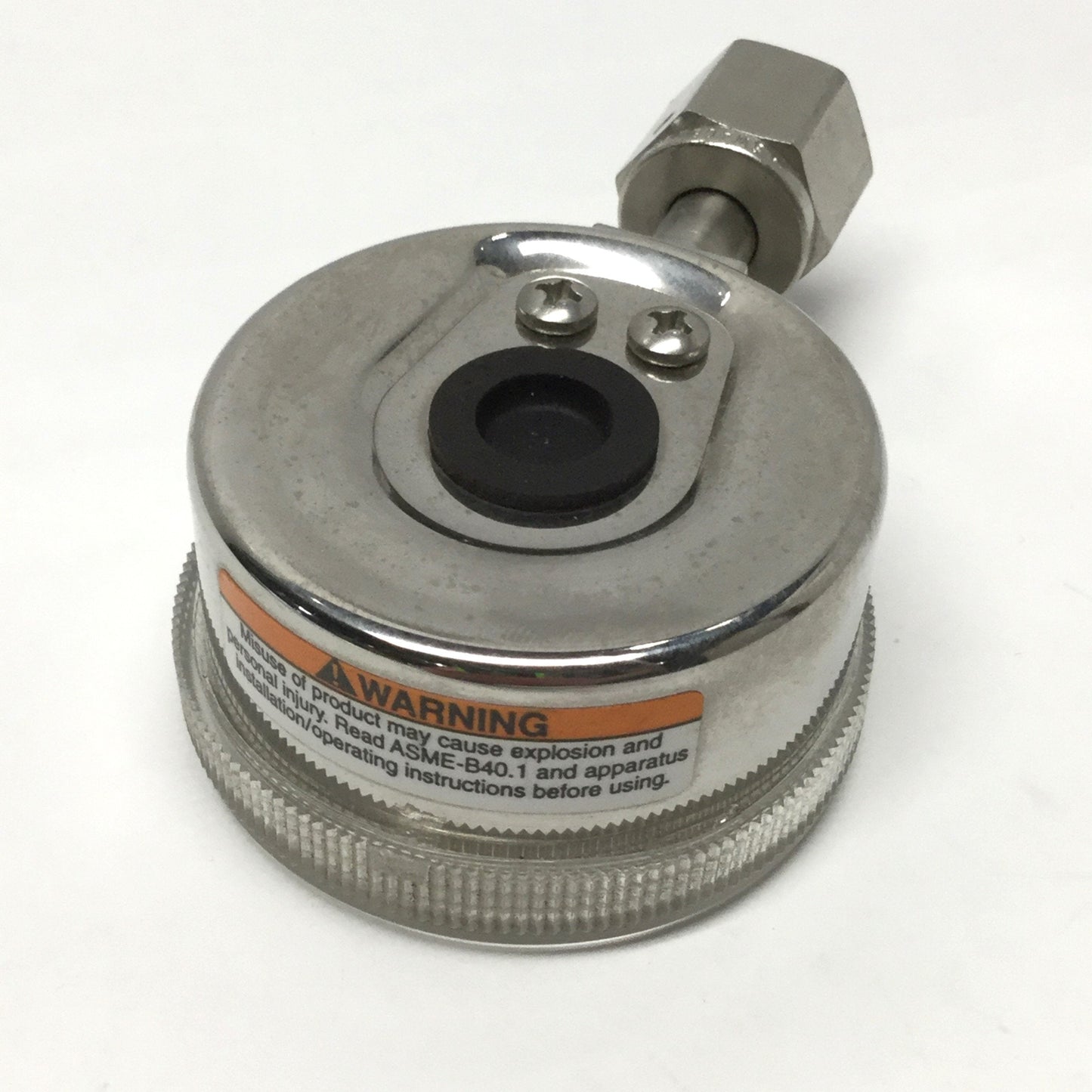 Used USG 1536 Pressure Gauge, Vacuum to 200psi, 316 Stainless, Ø2" Dial, 1/4" VCR