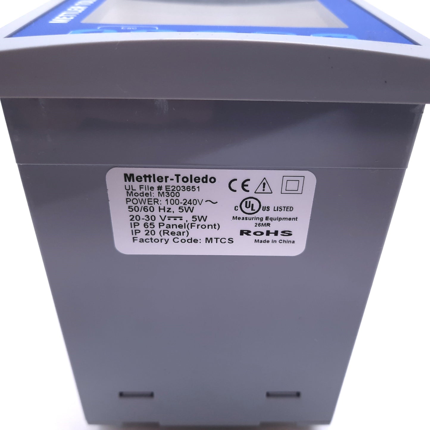 Used Mettler Toledo M300 Process Transmitter, 2x Inputs, 4x Analog Outputs, 1/4 DIN