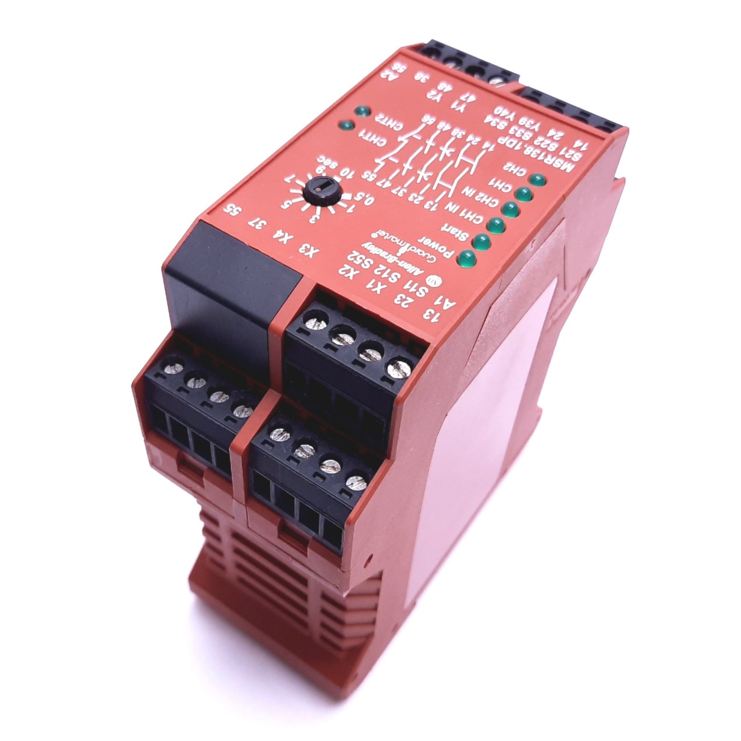 Used Allen Bradley 440R-M23147 MSR1381DP Safety Relay With Delayed Outputs 24V AC/DC