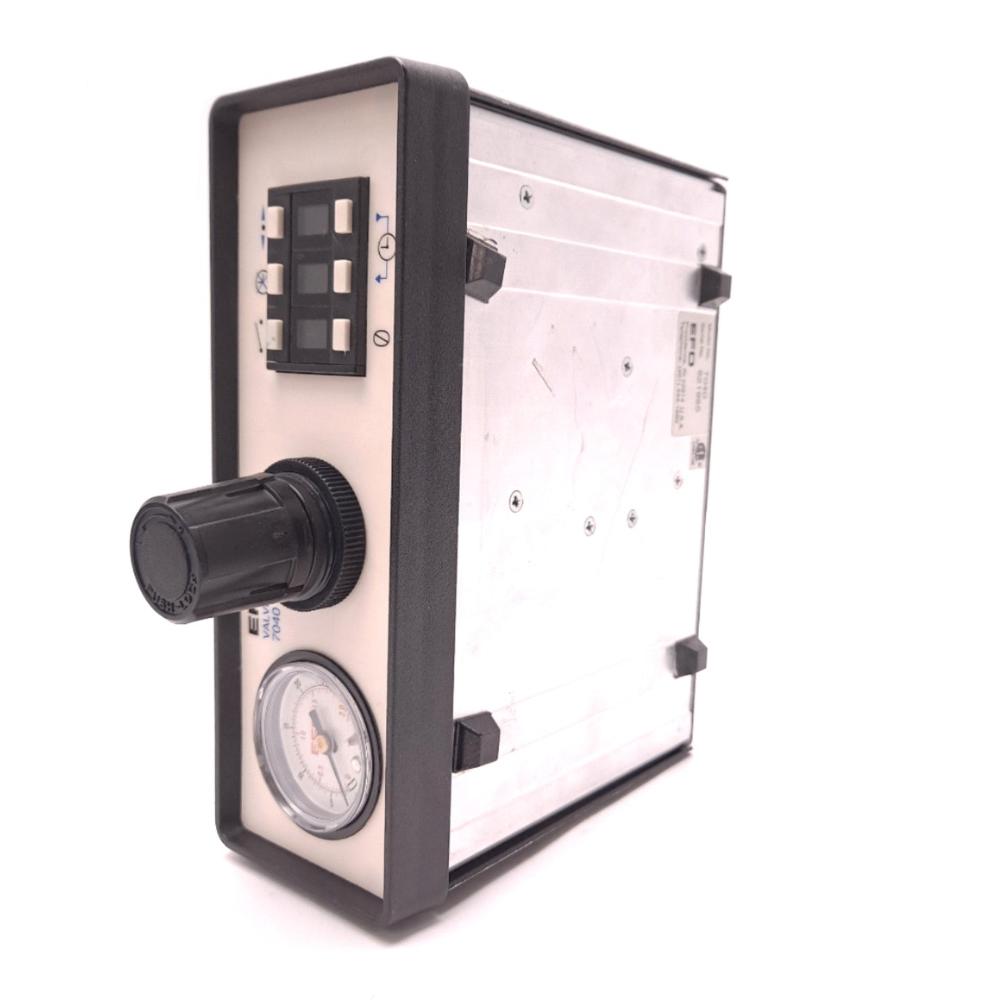 Used EFD 7040 Spray Valve Controller, .001-99.9sec, 70PSI, 120/220VAC