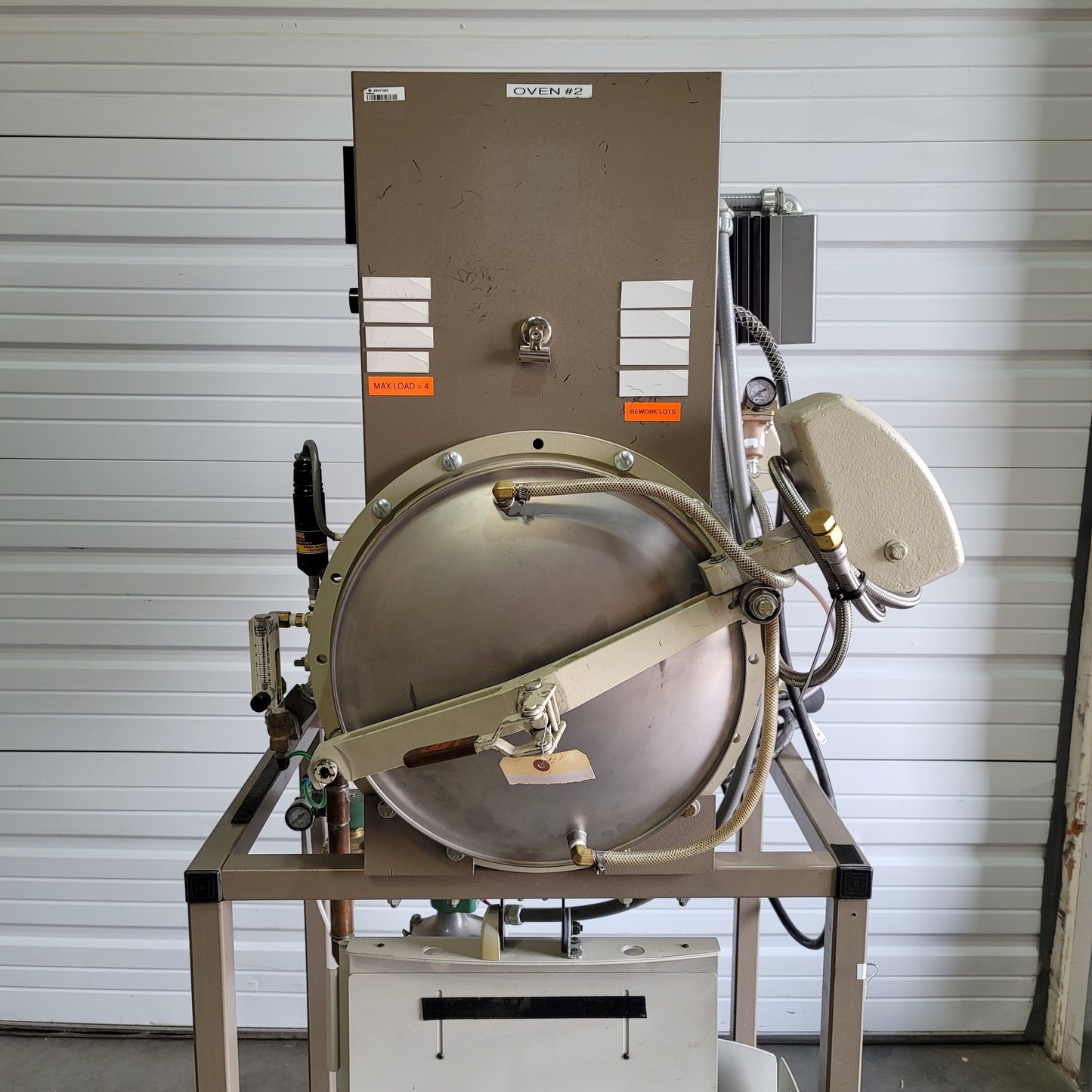 Used VAC VTW-15X24 Water Jacketed Vacuum Oven 40-600°C 15" Dia x 24" Long, 208-240VAC