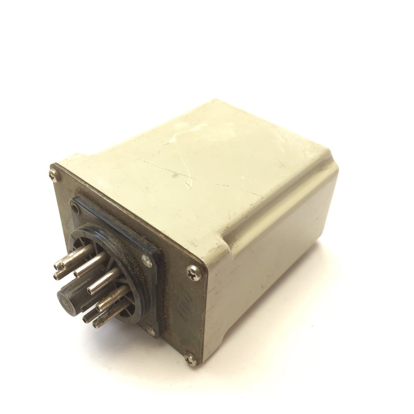 Used Ascon Spa. SRTR 1E Control Relay, Power: 110VAC, Base: 11-Pin, Made in Italy