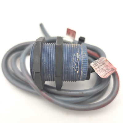 Used Telemecanique XSP-N15122 Inductive Proximity Sensor M30, 15mm Range, 12-24VDC