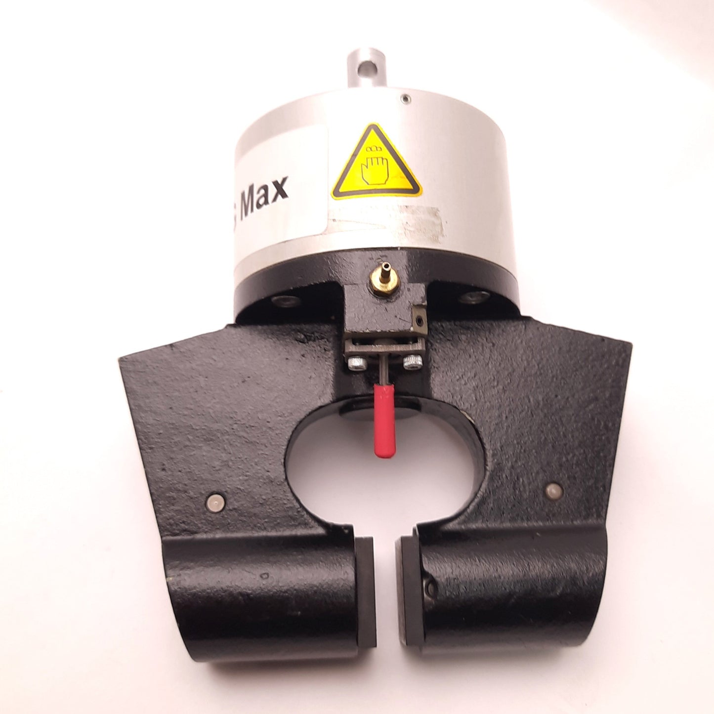 Used Instron Pneumatic Tensile Strength Gripper/Grabber, 6mm Travel, 90 PSIG Max