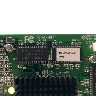Used Gainward VGA-GWV06A Graphics Card nVidia GeForce 2 MX AGP 32MB VGA