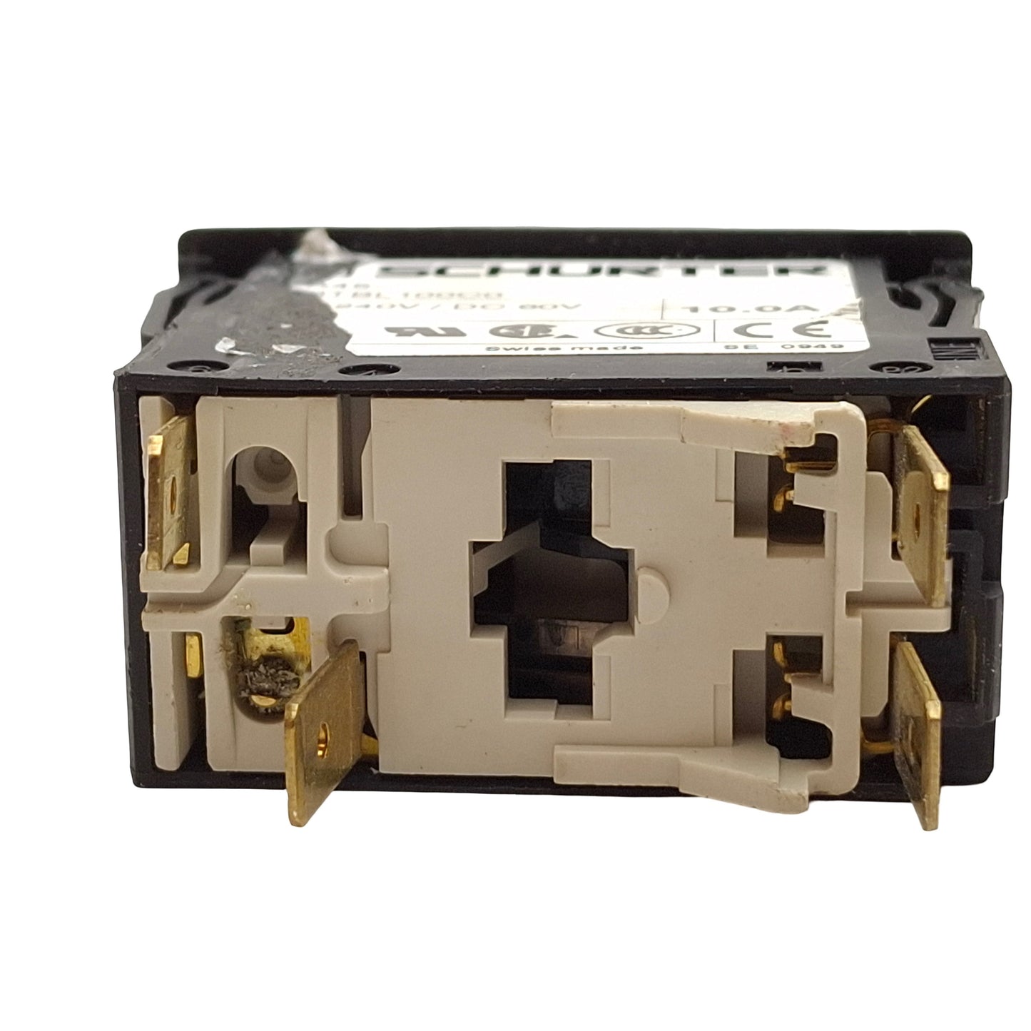 Used Schurter TA45-ABTBL150C0 On/Off Rocker Switch, Voltage: 240VAC 60VDC 15A 50/60Hz