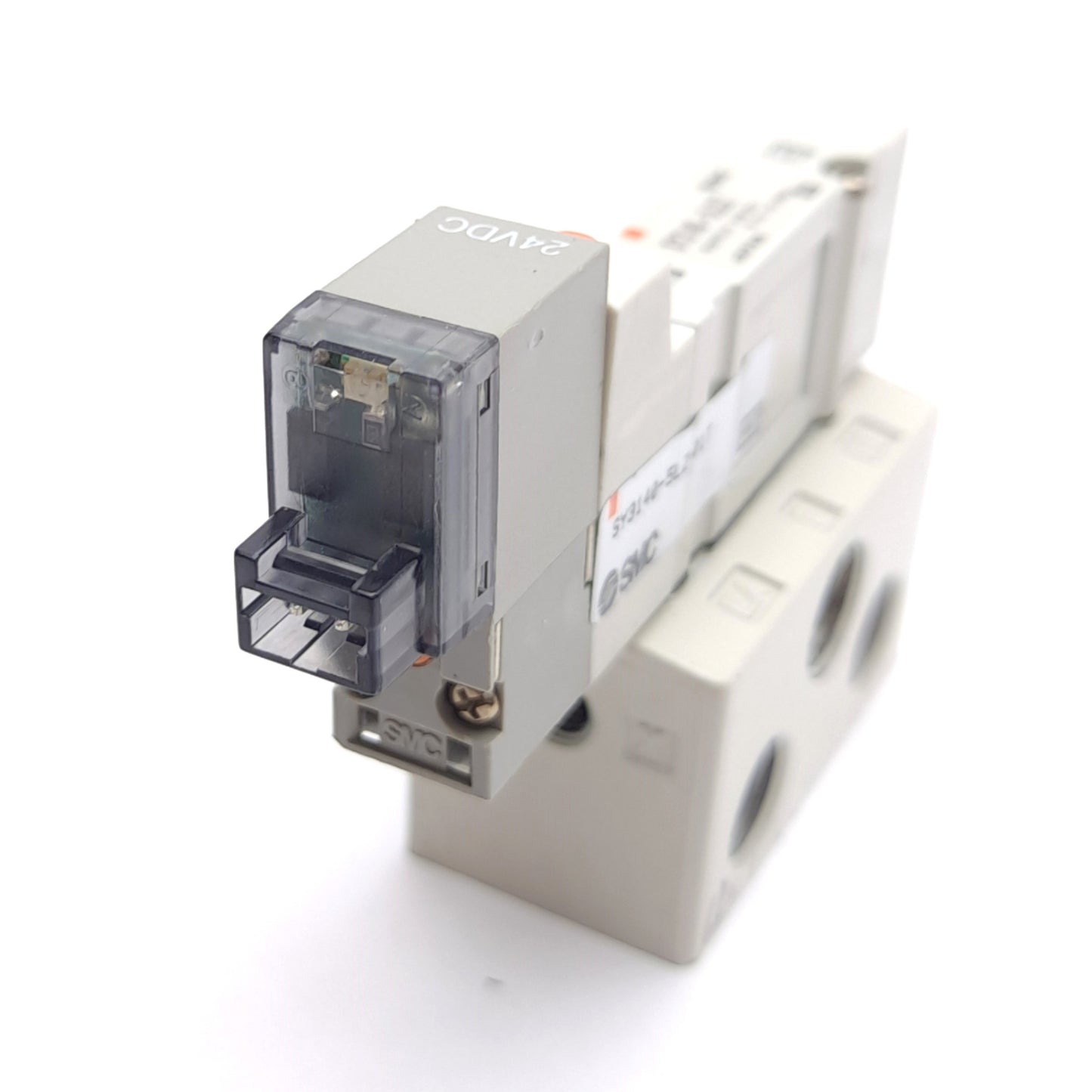 Used SMC SY3140-5LZ-01T Solenoid Valve, 2-Position, 1/8" NPTF, 0.15-07MPa, 24VDC Coil