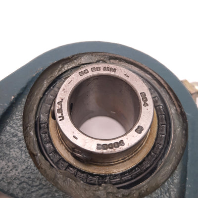 Used Dodge SC 20mm Bearing with Pillow Bearing Carrier, 19mm Bore, 90mm C2C Pillow