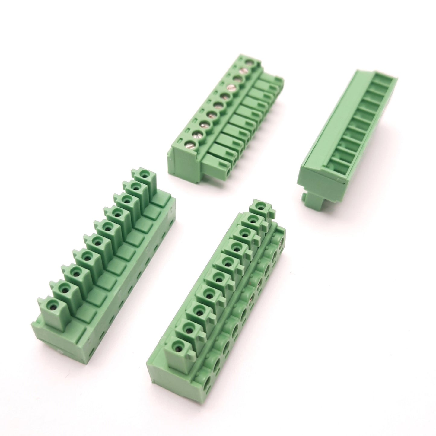 Used Lot of 4 Phoenix Contact 1758403 Terminal Block Connector, 10 Position, 12A 320V