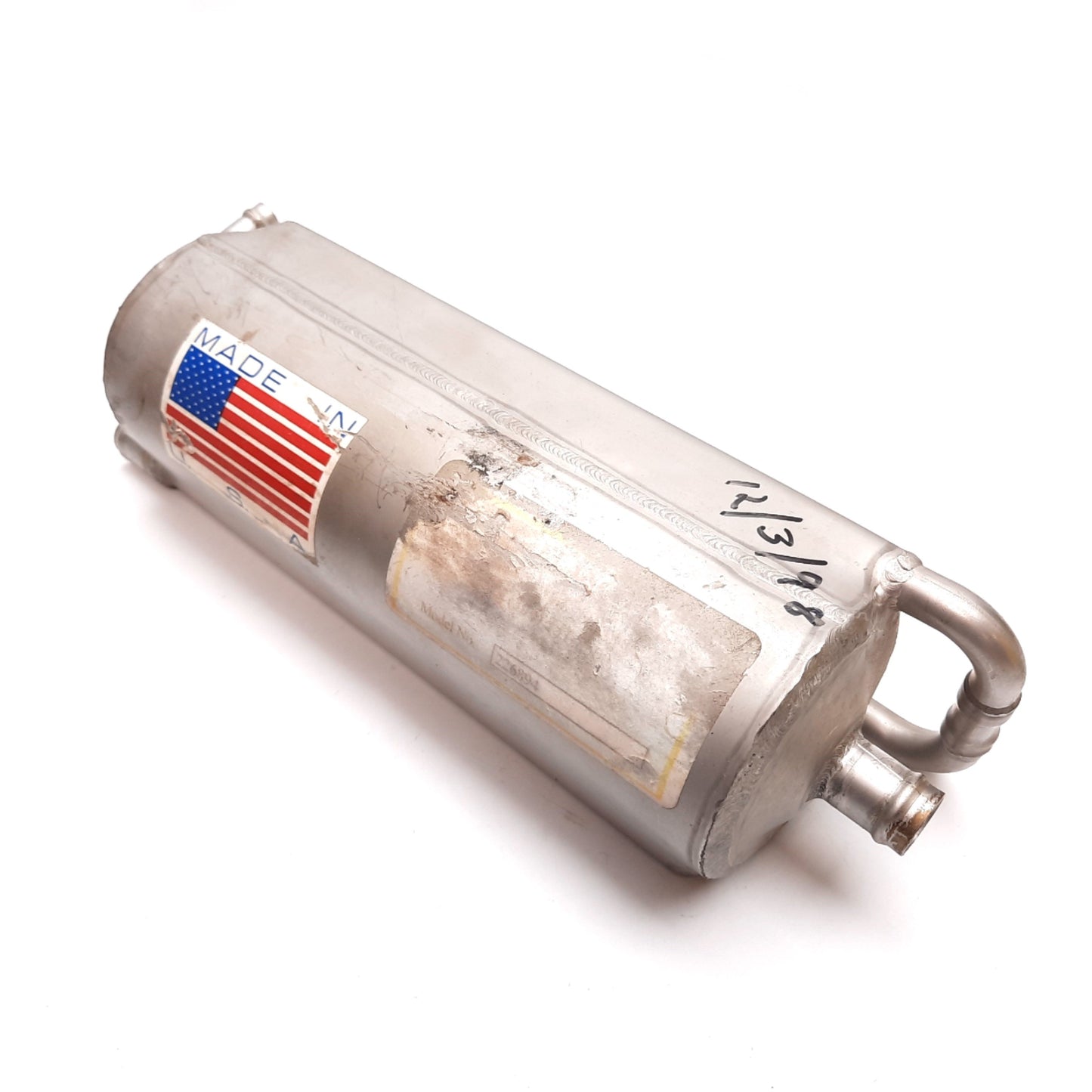 Used Elanco 226894 Quantronix Heat Exchanger, 3/4" and 1/2" Connections