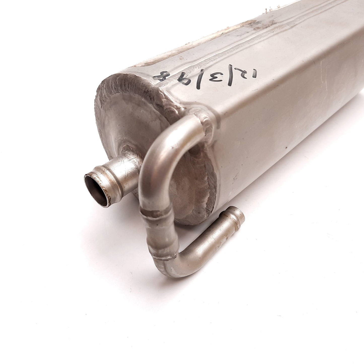 Used Elanco 226894 Quantronix Heat Exchanger, 3/4" and 1/2" Connections