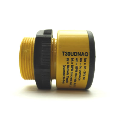 Used Banner T30UDNAQ Ultrasonic Sensor, 150mm-1m, 228kHz, 2x NPN Output, 12-24VDC