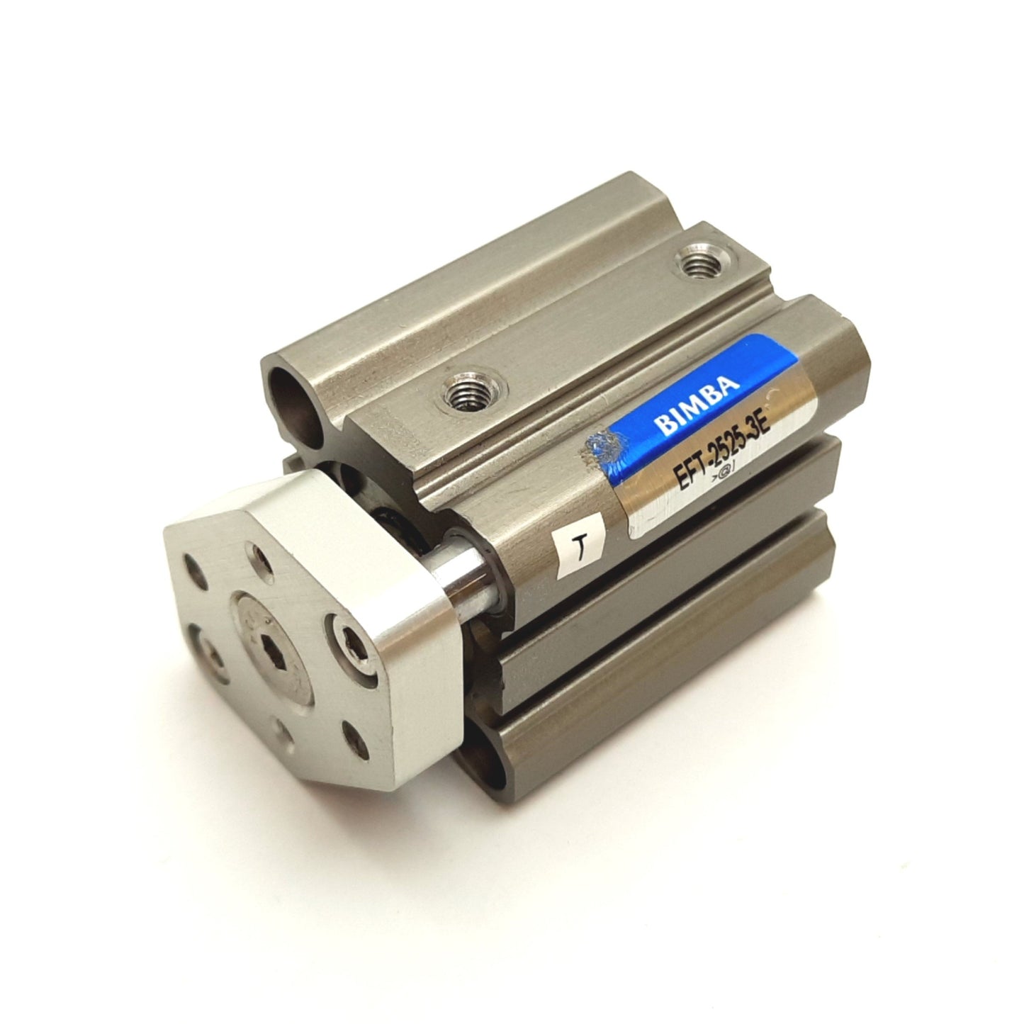 Used Bimba EFT-2525-3E Guided Cylinder, Bore: 25mm, Stroke: 25mm, Ports: 10-32