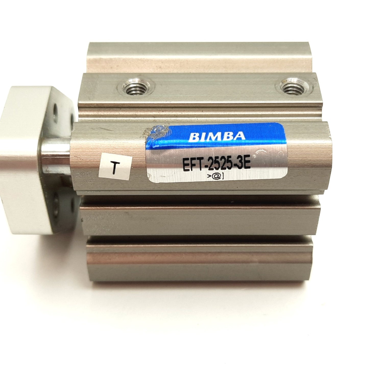 Used Bimba EFT-2525-3E Guided Cylinder, Bore: 25mm, Stroke: 25mm, Ports: 10-32