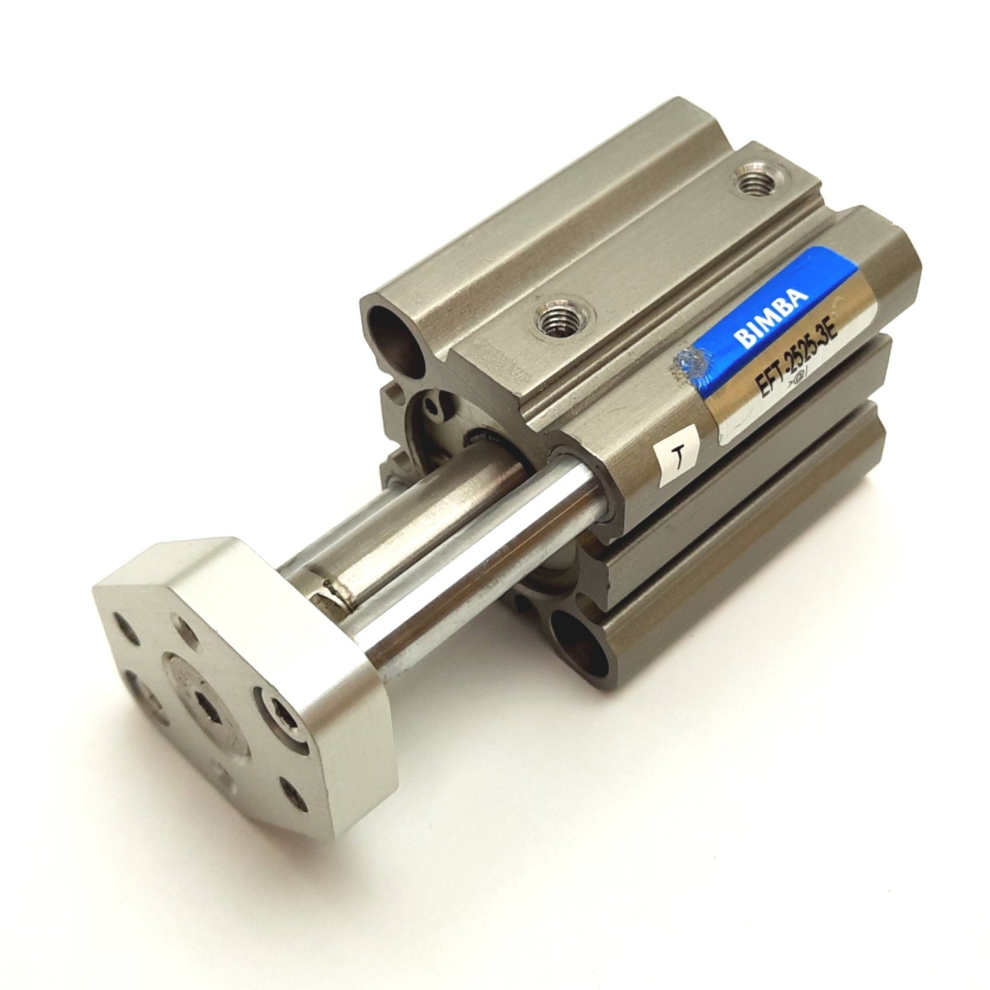 Used Bimba EFT-2525-3E Guided Cylinder, Bore: 25mm, Stroke: 25mm, Ports: 10-32