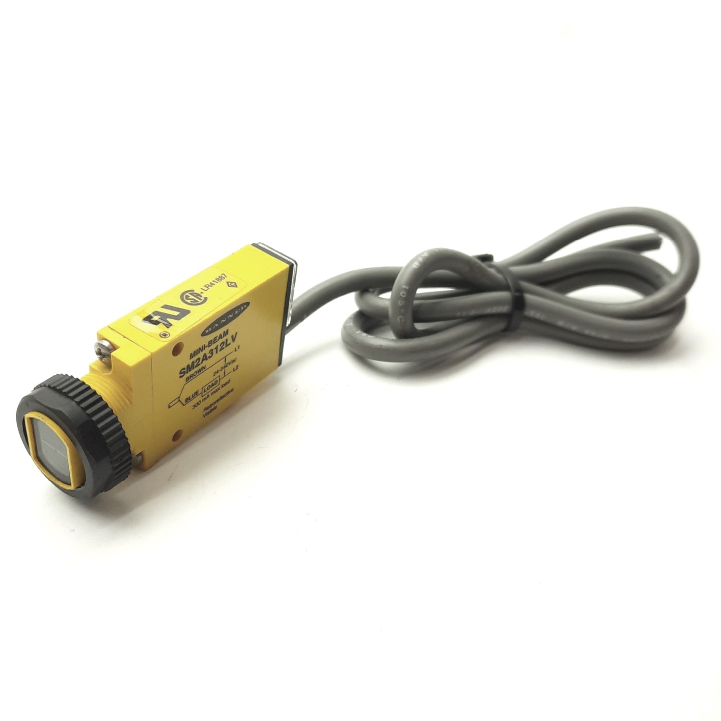 Used Banner SM2A312LV Mini-Beam Retroreflective Sensor, 5m Range, SPST, 24-240VAC
