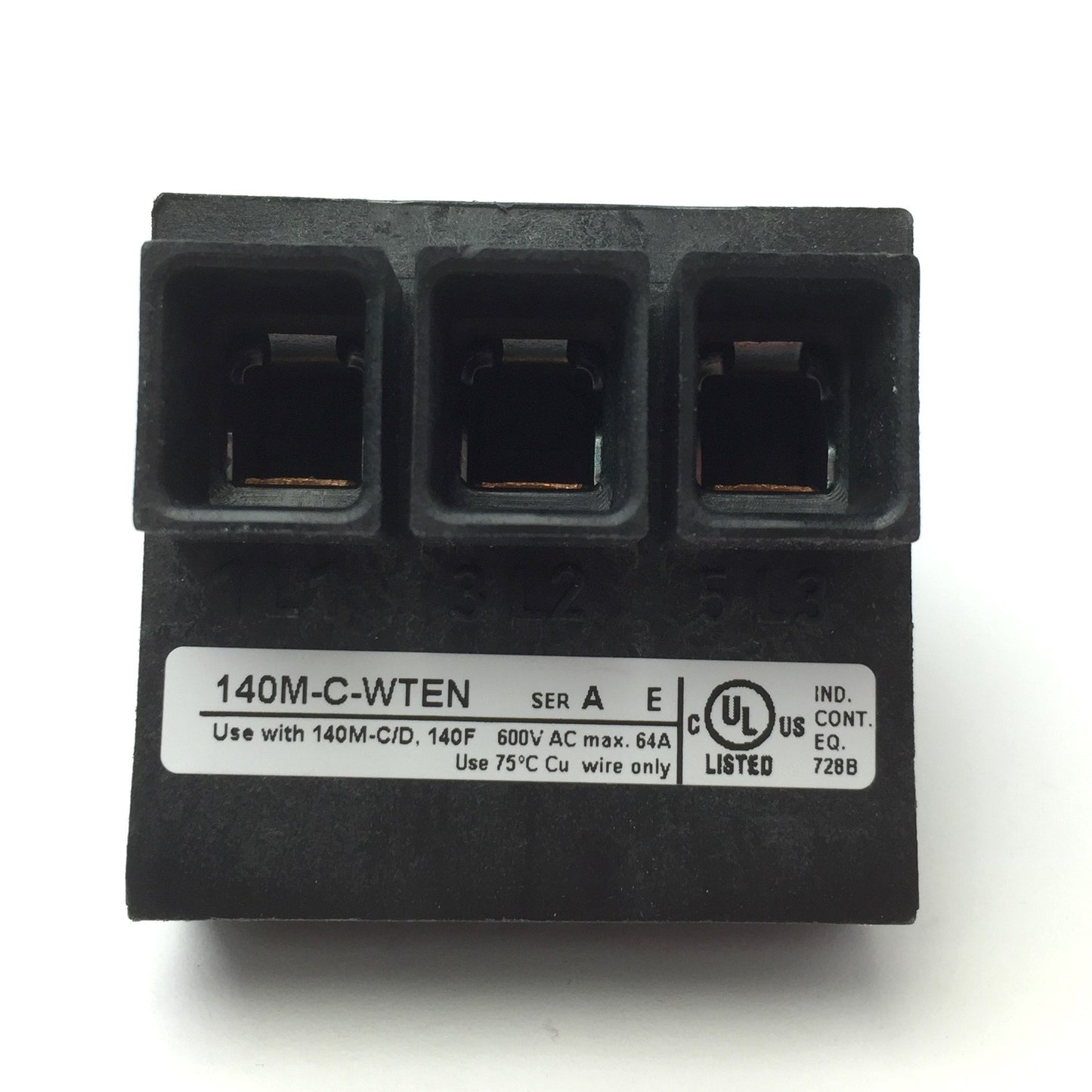New Allen Bradley 140M-C-WTEN Feeder Terminal for Compact Busbar UL Type E