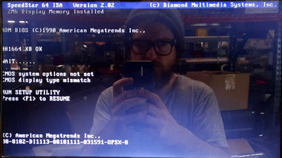 Used Caliber Computer 80386SX-A Motherboard & CPU, AMD 386SX-SXL-25 25MHz 2MB RAM