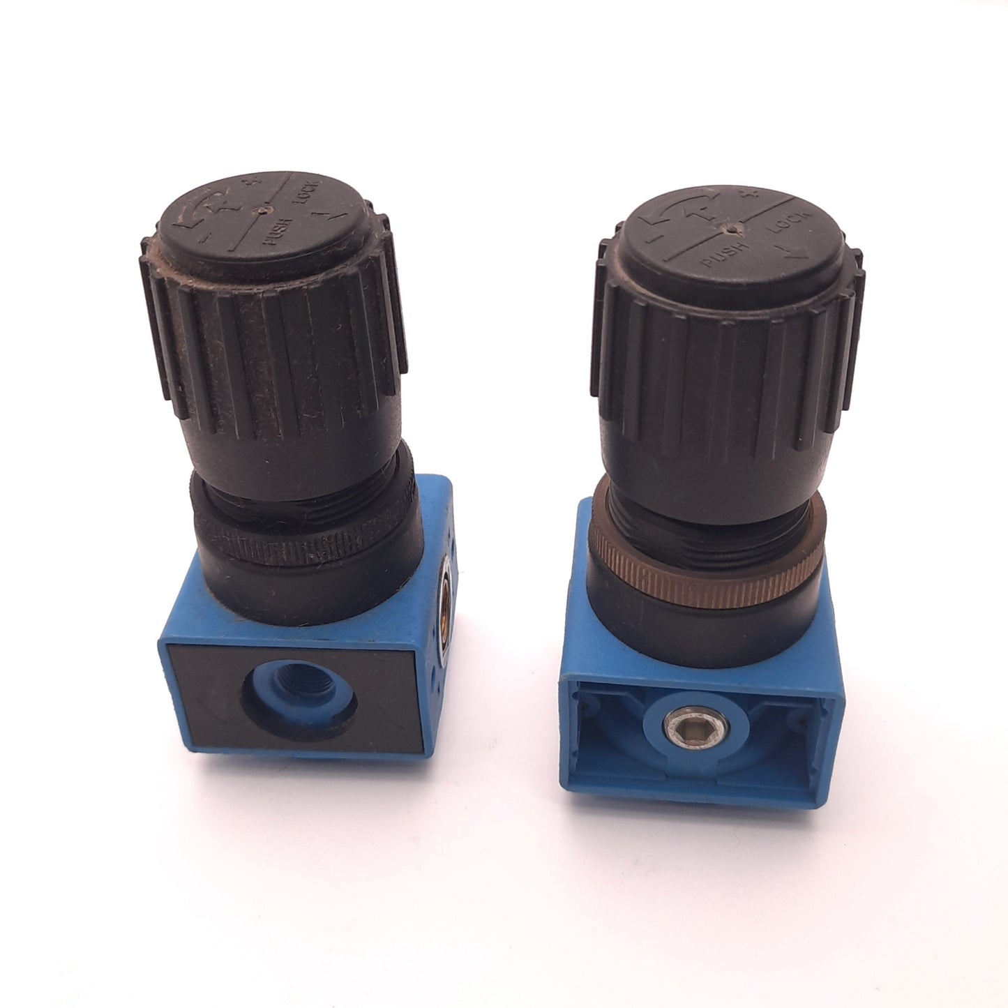 Used Lot of 2 Festo LR-1/8-S-B Pressure Regulator, 1/8 NPT, 0.5 to 7 Bar Regulation