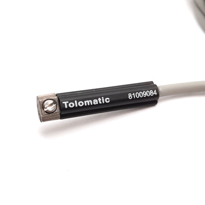 Used Tolomatic 8100-9084 Reed Switch, NC, SPST, Yellow LED, 5-110VAC/DC 100mA, 5ft