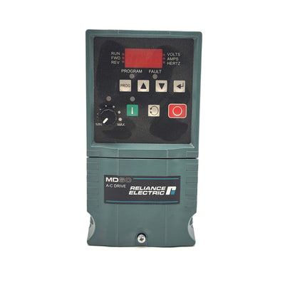 Used Reliance Electric 6MDDN-4P0101 Variable Frequency Drive 2HP, 380-480VAC, 0-240Hz