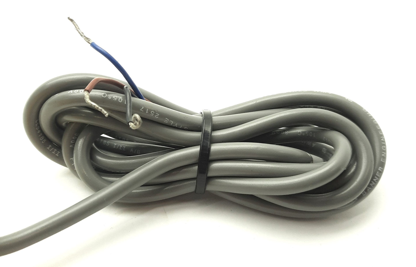 Used Banner Q45BW22F Fiber Optic Sensor/Amplifier, SPST SS, 3-Wire, 90-250VAC 300mA