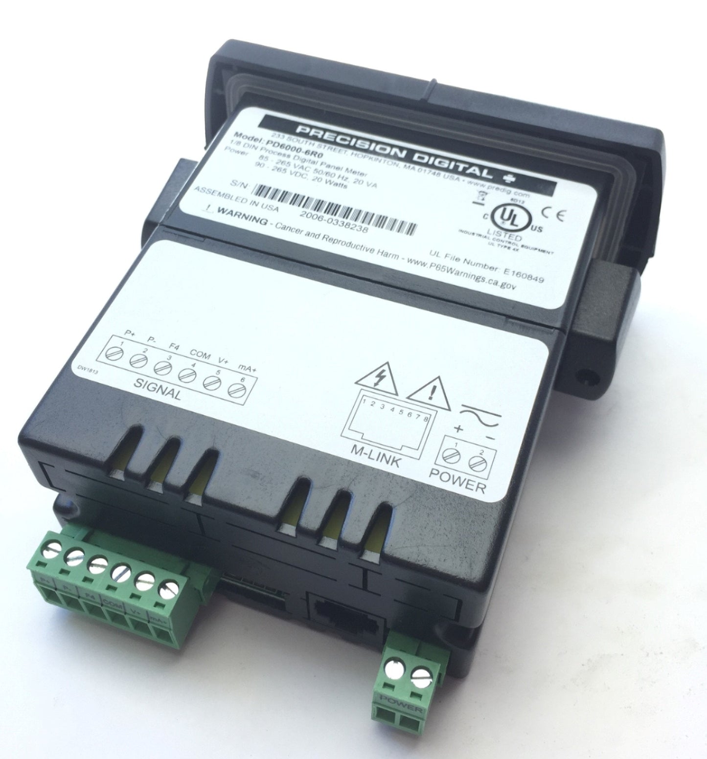 New Other Precision Digital PD6000-6R0 1/8 DIN Process Digital Panel Meter 90-265VAC/DC