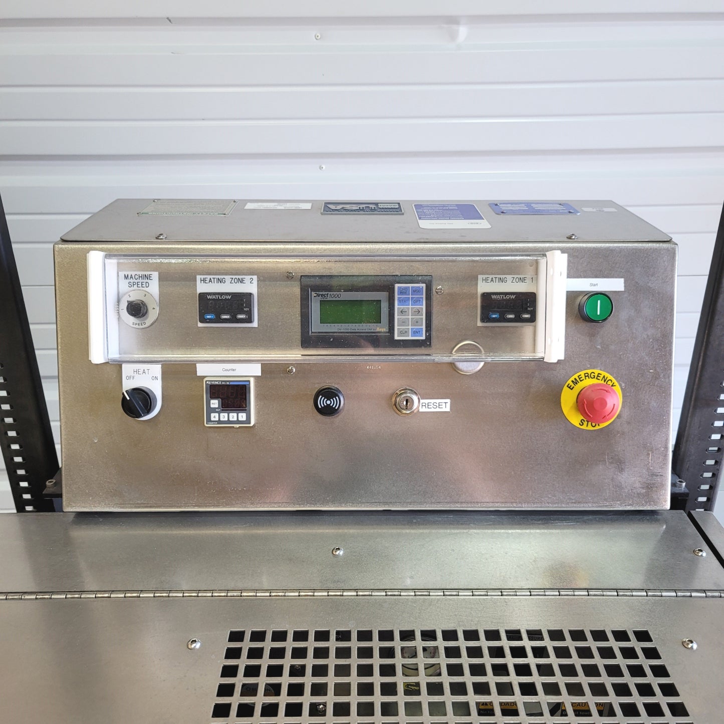 Used DOBOY SIG B-500M Medical Grade Continuous Band Sealer 1000ipm, 1/4" Seal, 115VAC