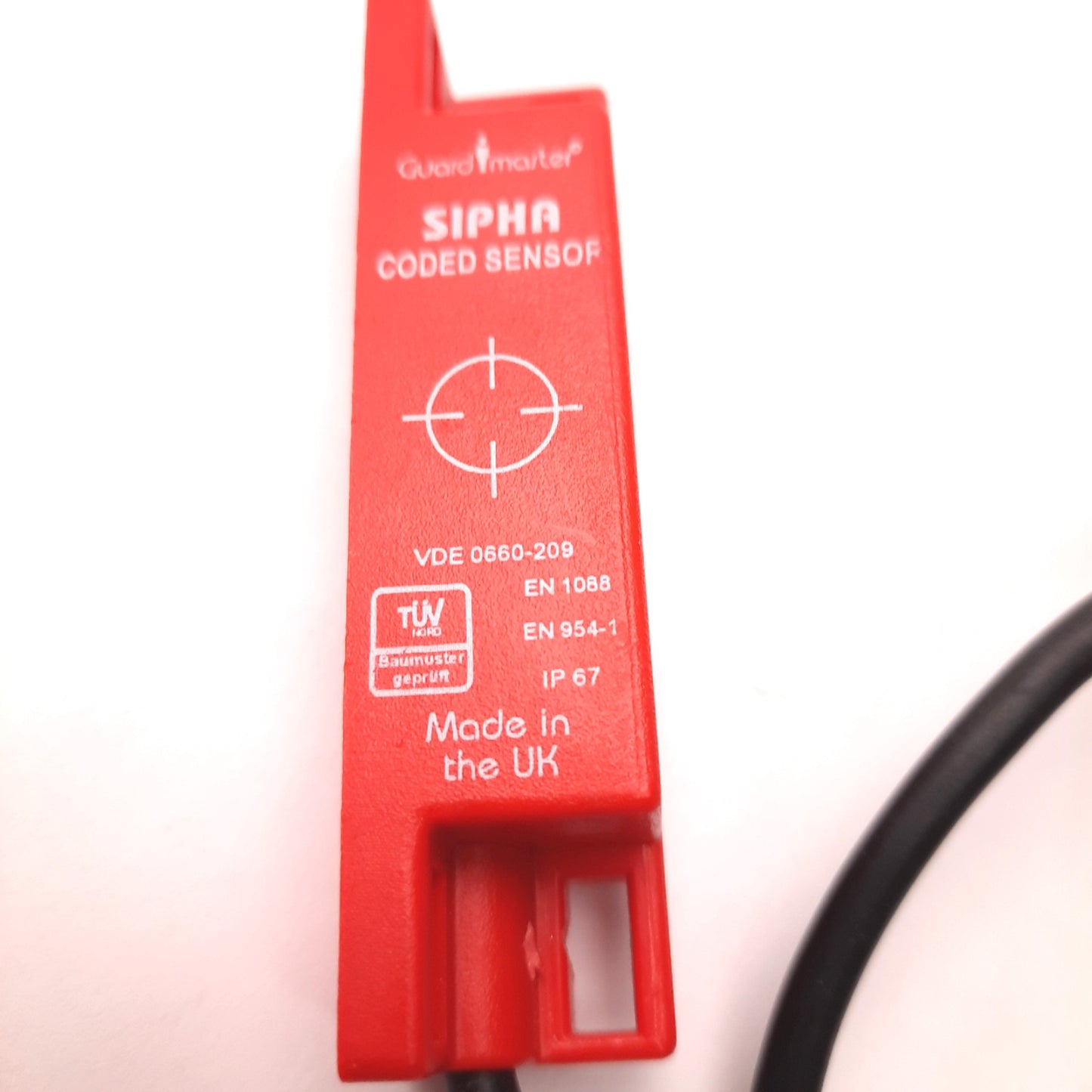 Used Allen Bradley Sipha VDE 0660-209 Coded Sensor, IP 67 Actuator, Range 9mm to 12mm