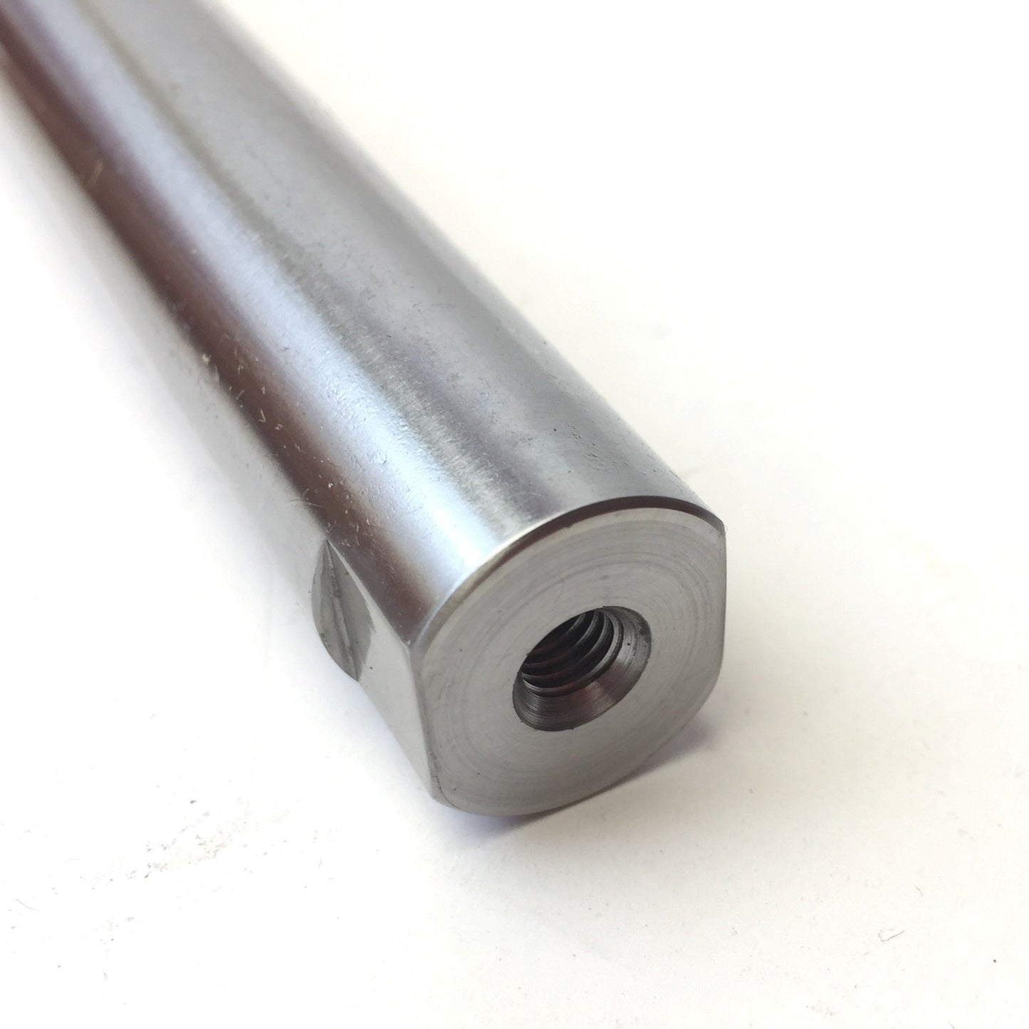 New – Open box Misumi PSFJZ20-210-M6-N6-SC0 Steel Shaft w/Flats, Diameter: 20mm Length: 210mm