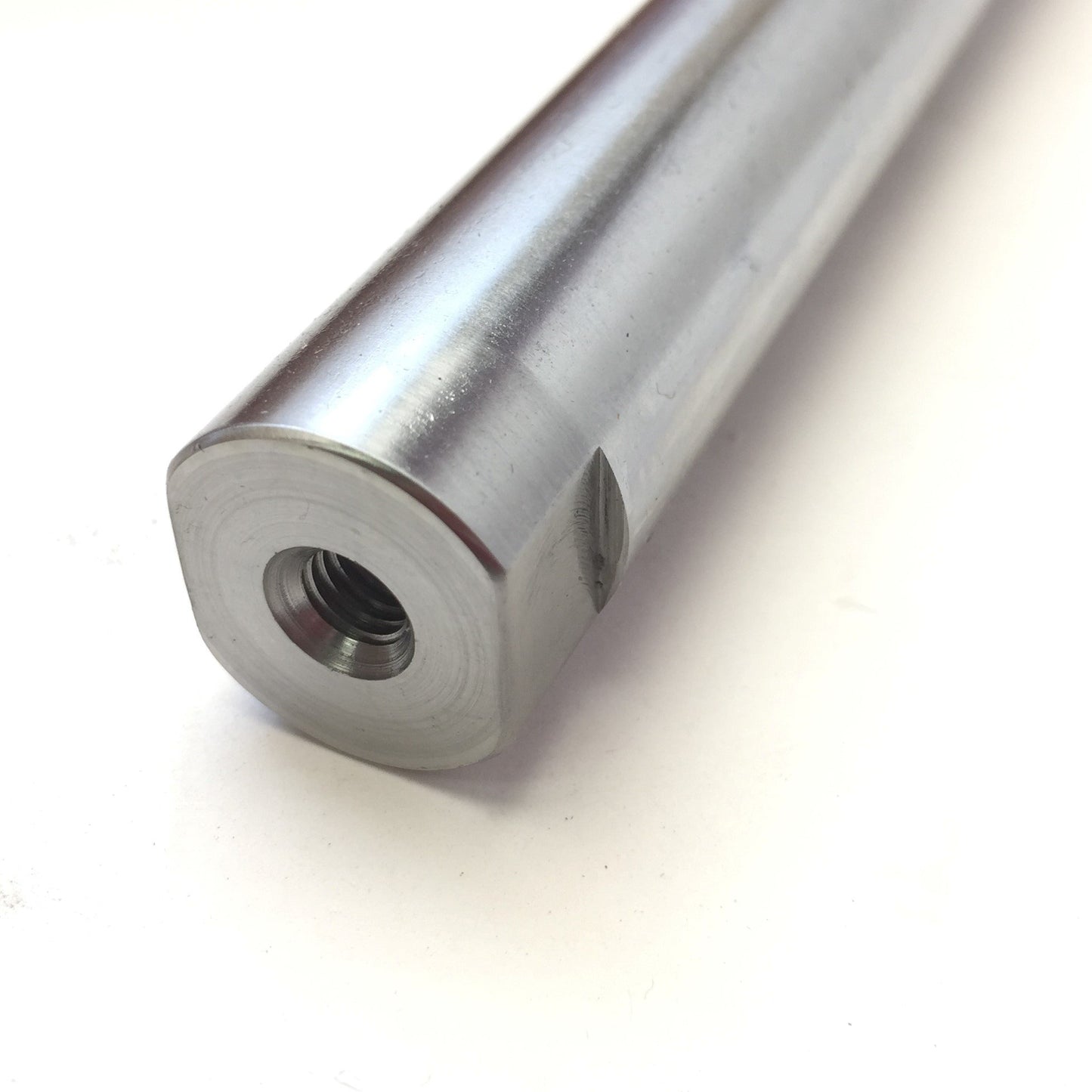 New – Open box Misumi PSFJZ20-210-M6-N6-SC0 Steel Shaft w/Flats, Diameter: 20mm Length: 210mm