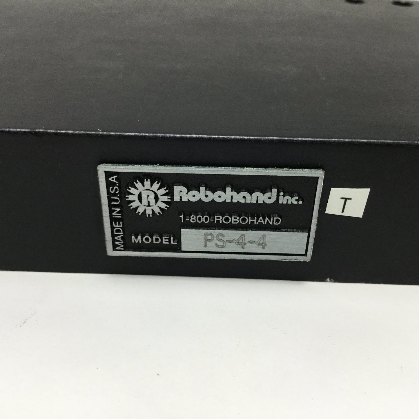 Used Robohand PS-4-4 Guided Pneumatic Linear Slide Double-Acting Cylinder, 4" Stroke