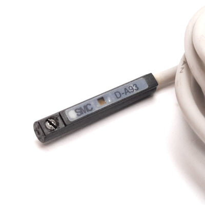 Used SMC D-A93 Cylinder Position Reed Auto Switch Sensor, 24VDC, 2-Wire, 5-40mA, 2.5m