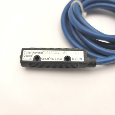 Used Cutler Hammer 13106AS1107 OPCON Comet 100 Series Photoelectric Sensor, 10-30VDC