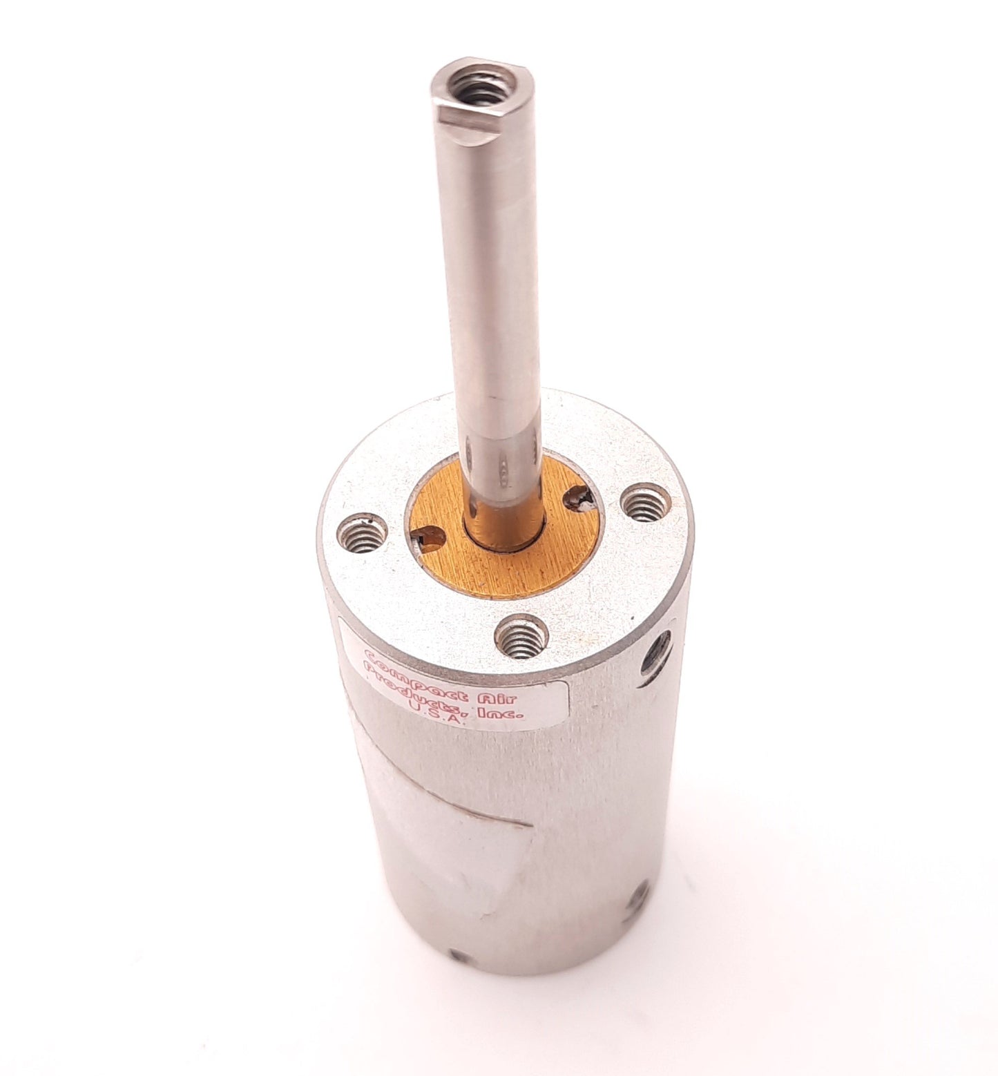 Used Bimba R34x2 Round Pneumatic Cylinder 3/4" Bore, 2" Stroke, 10-32 Ports