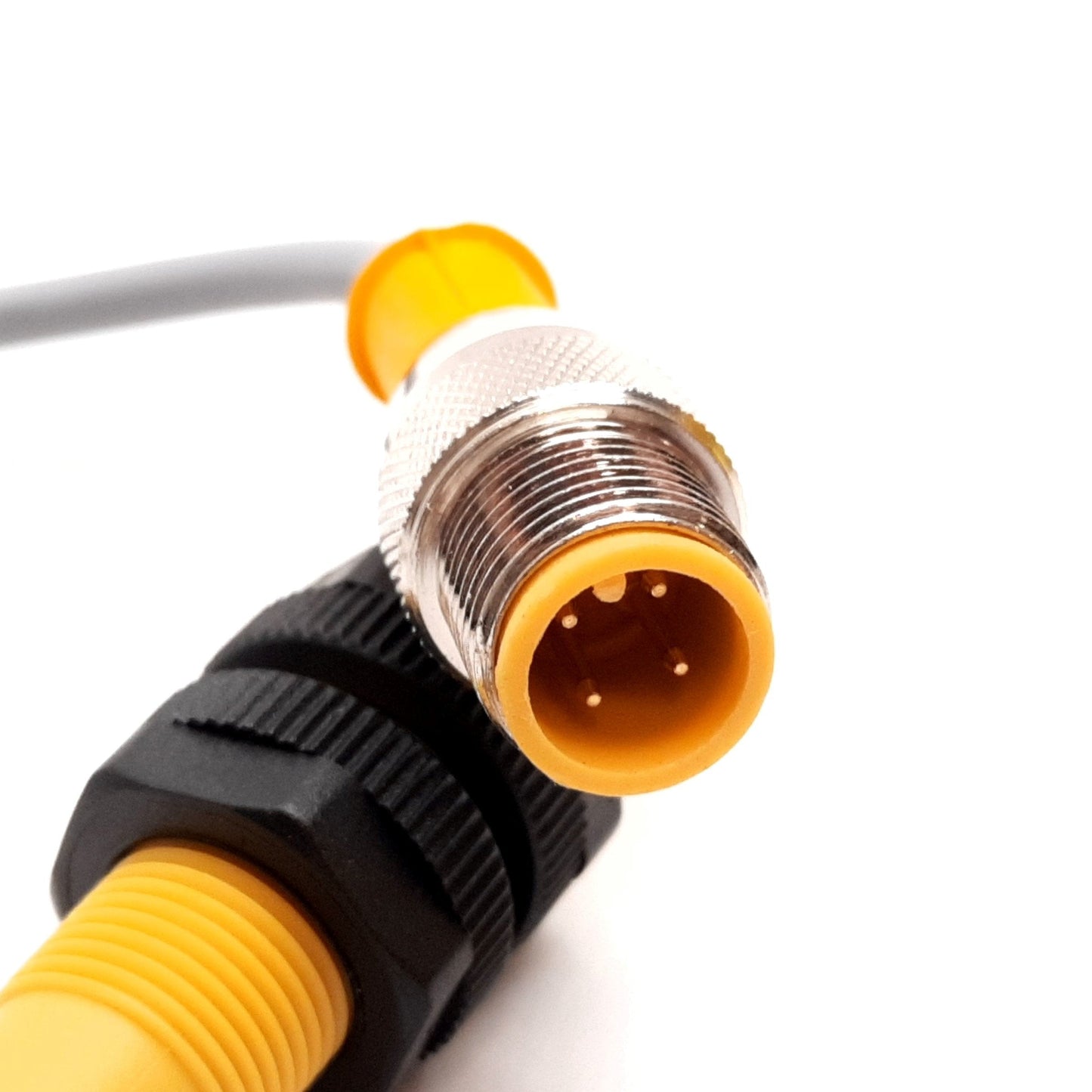 Used Turck BC3-S12-AP6X Capacitive Proximity Sensor, 3mm, 10-30VDC, PNP N/O 4-Pin M12