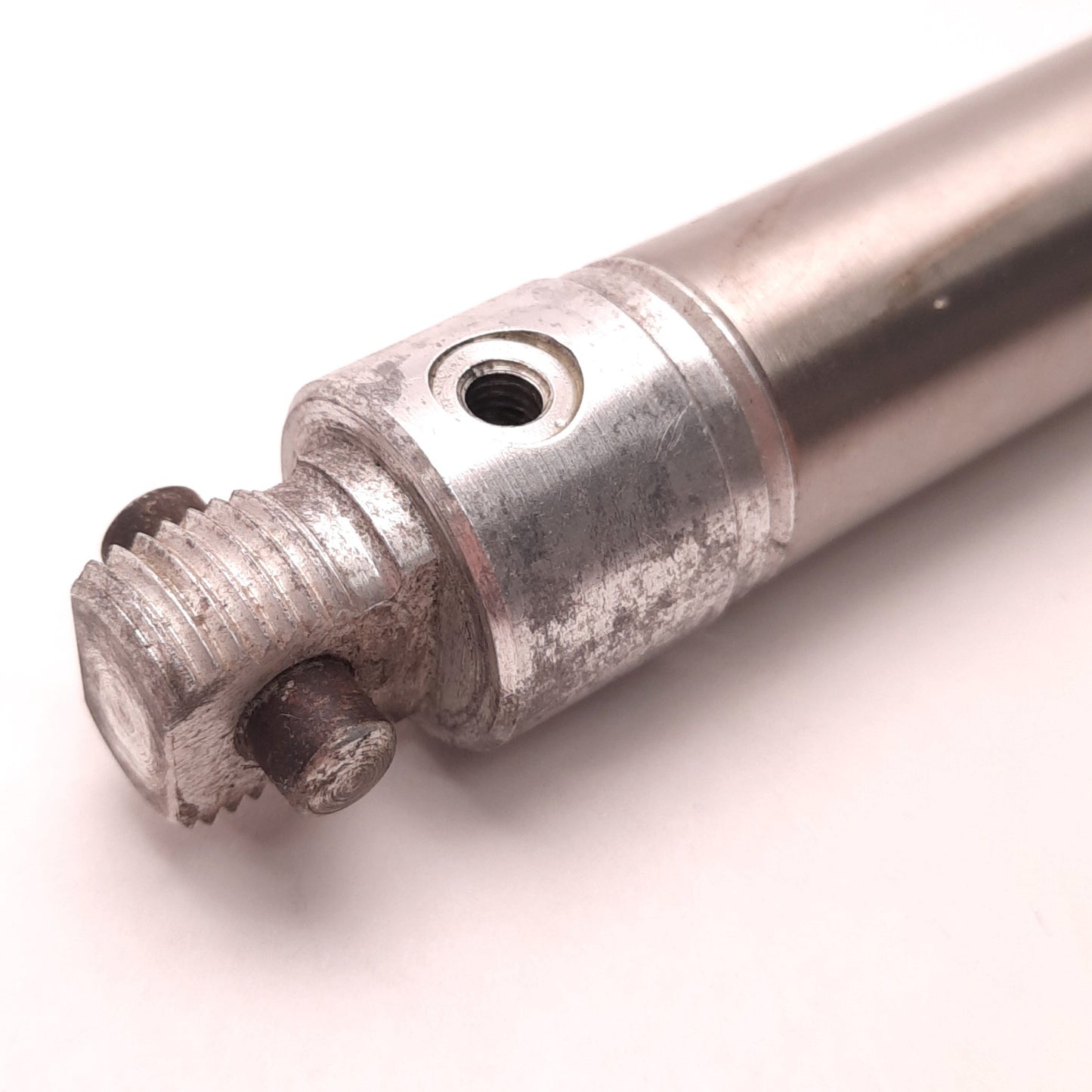 Used Bimba D-69522-A-10 Pneumatic Cylinder 10-32 Threaded Ports, 9-7/8" Stroke