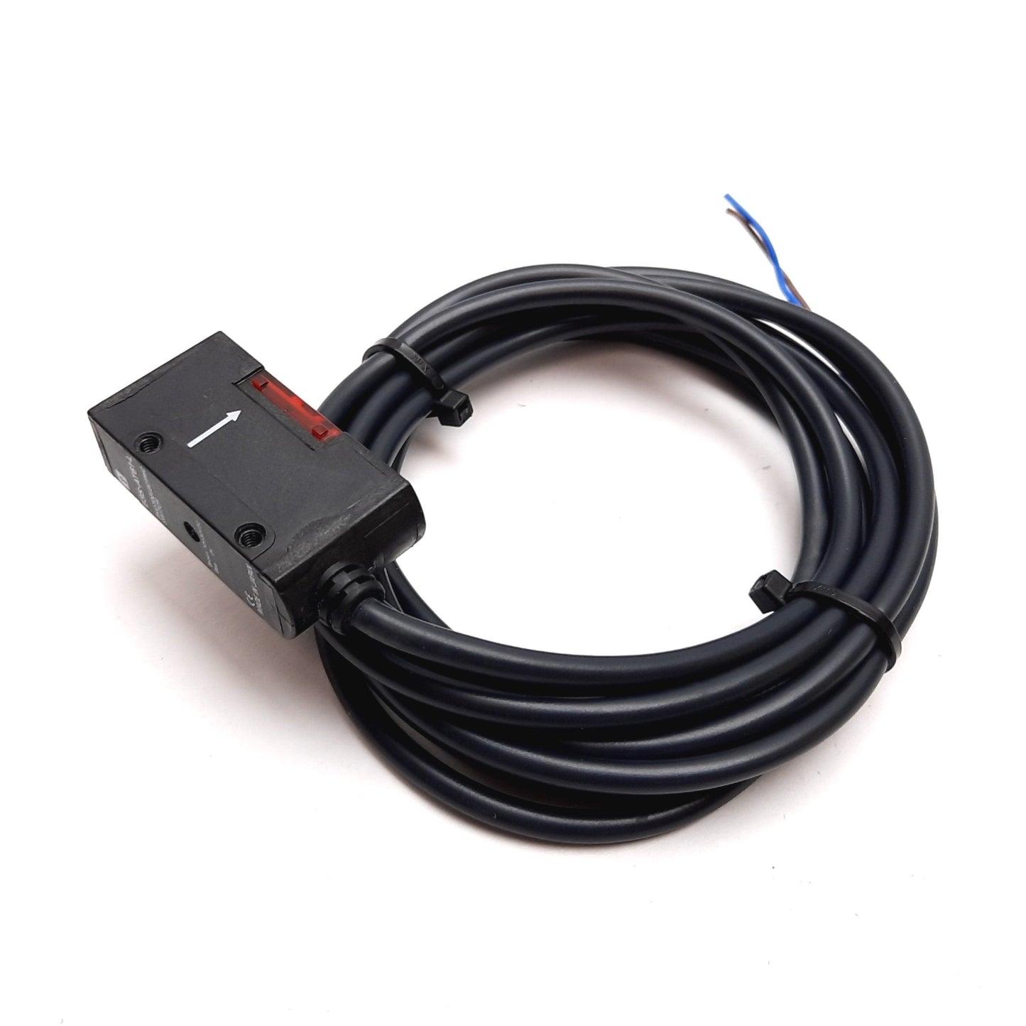 Used Omron E3S-AT61-L Photoelectric Sensor Emitter, Through Beam, 7m Range, 2m Cable