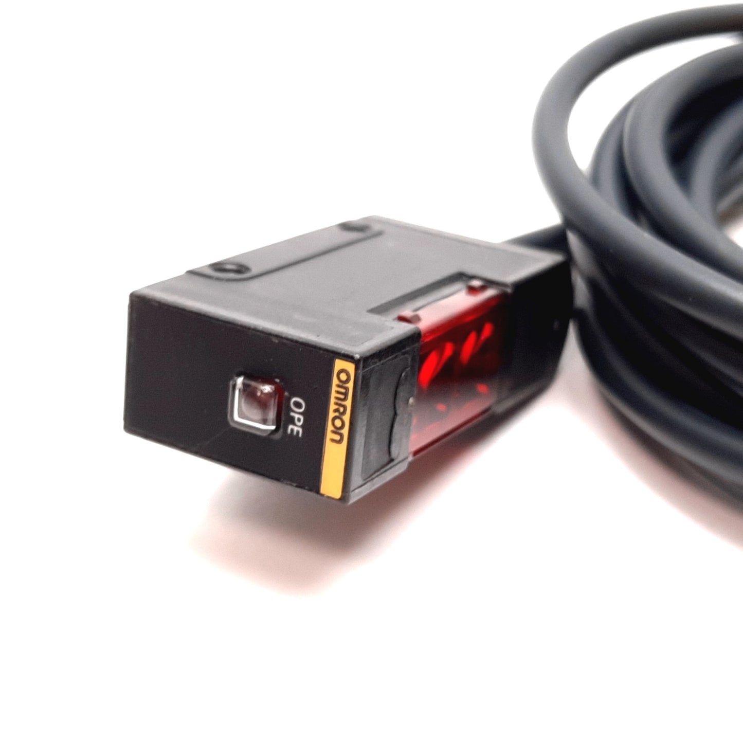 Used Omron E3S-AT61-L Photoelectric Sensor Emitter, Through Beam, 7m Range, 2m Cable